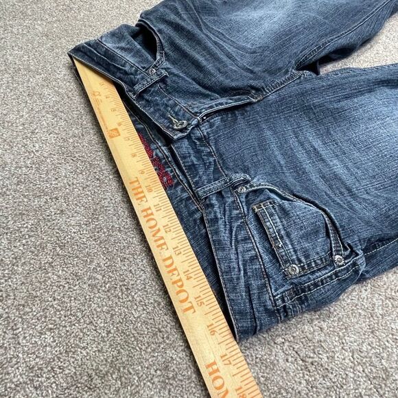 Bongo womens /jr. Flare jeans sz 13 cowgirl rodeo Equestrian Riding Y2K - Picture 9 of 12